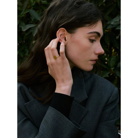 Birth flower ring, worn – Charmhabit