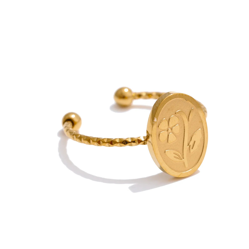 Birth flower ring, February – Charmhabit