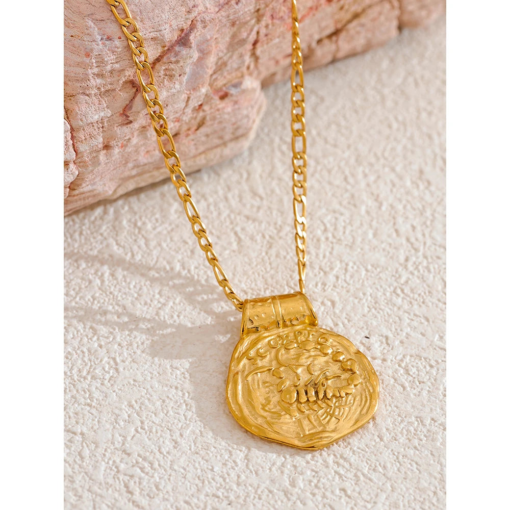 Goudkleurige sterrenbeeldketting met Schorpioen-hanger