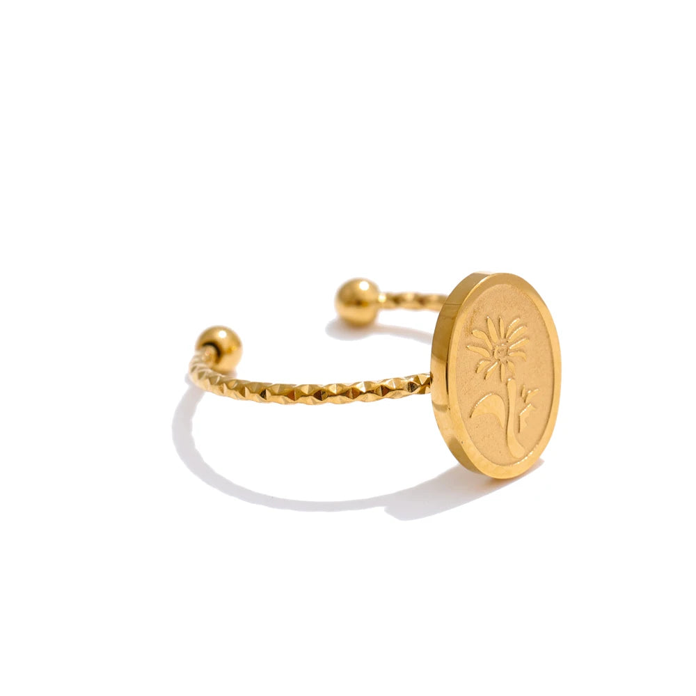 Birth flower ring, November – Charmhabit