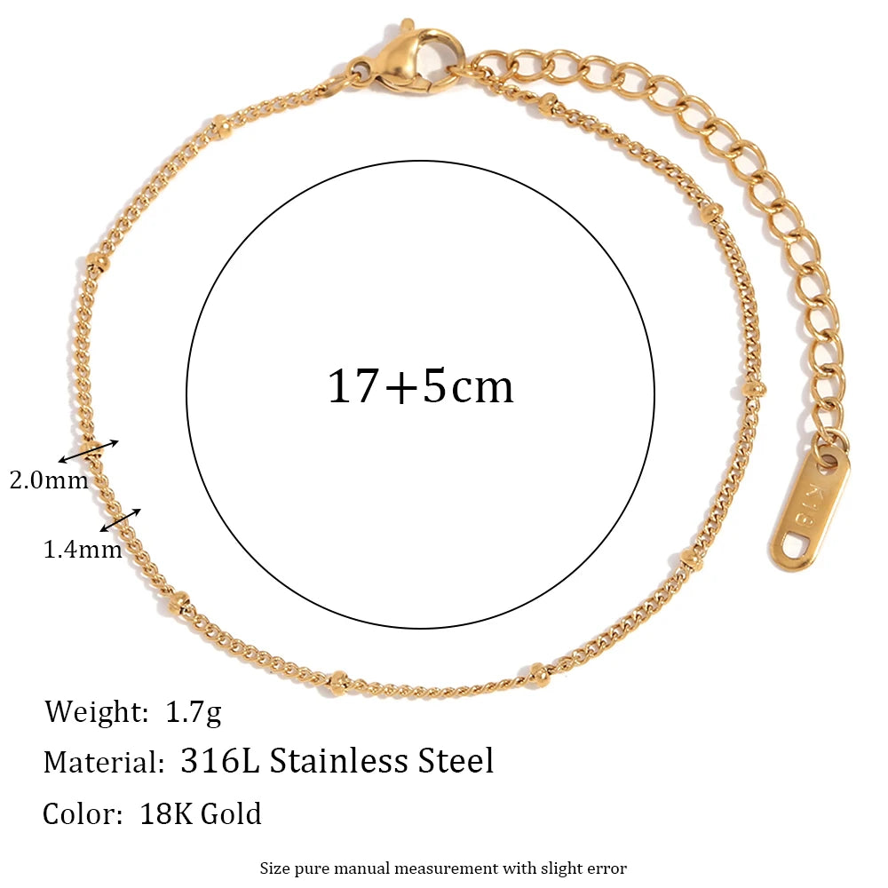 Goudkleurige Box-armband met maatvoering van 17 plus 5 cm