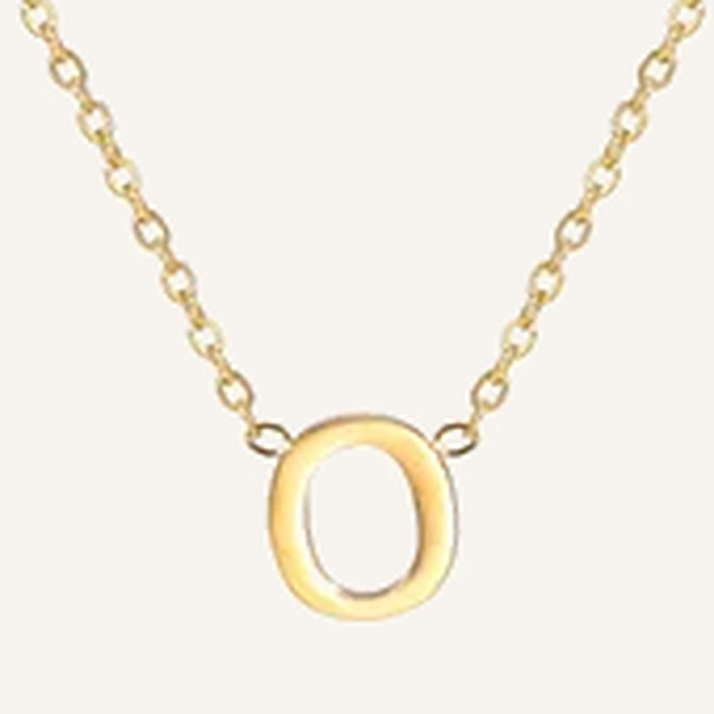 Initialenkette, Buchstabe O, goldfarben – Charmhabit