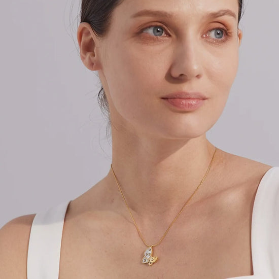 ketting-vlinder-schelp-zirkonia