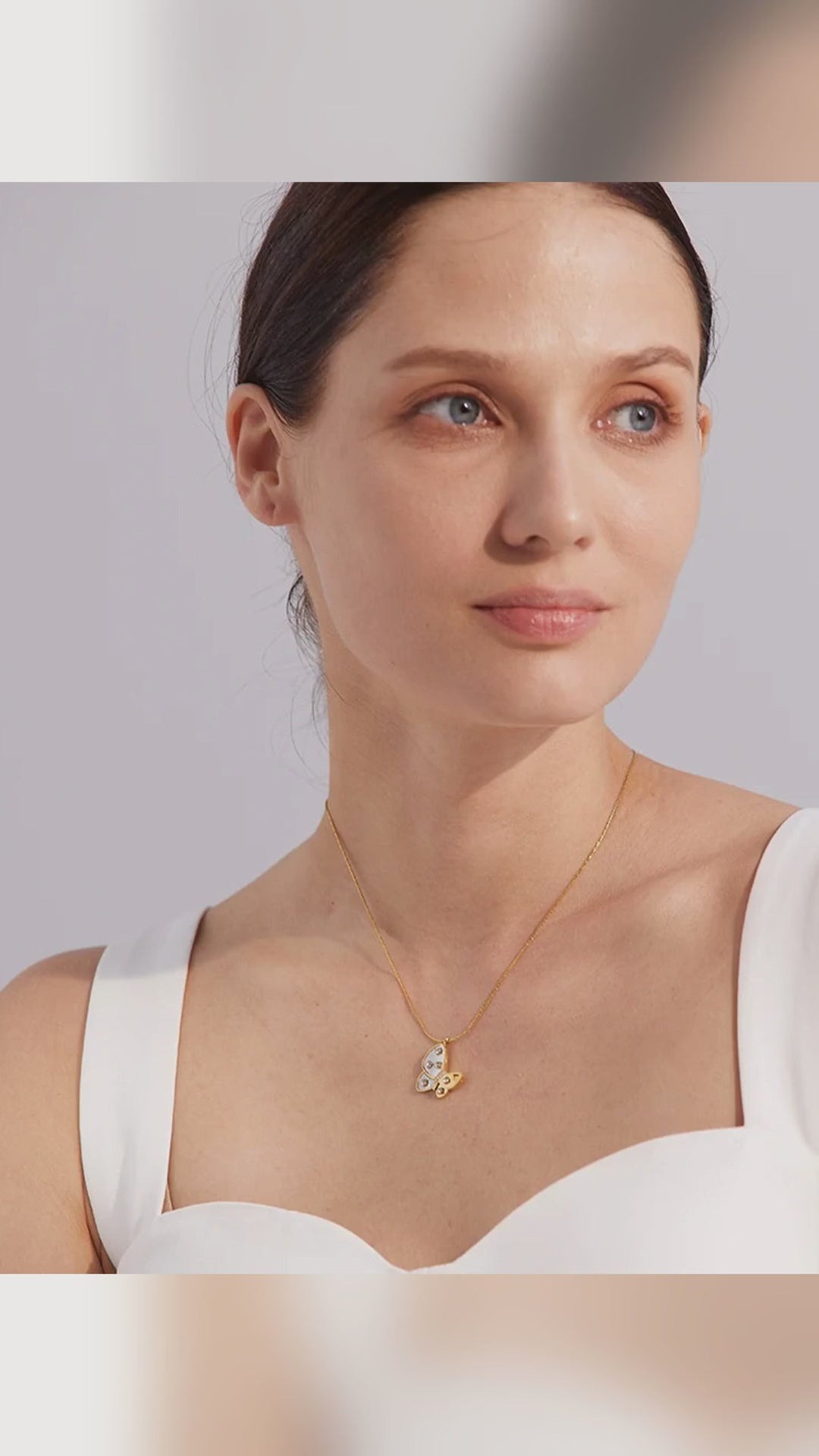 ketting-vlinder-schelp-zirkonia