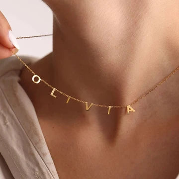 Fijne initialenketting